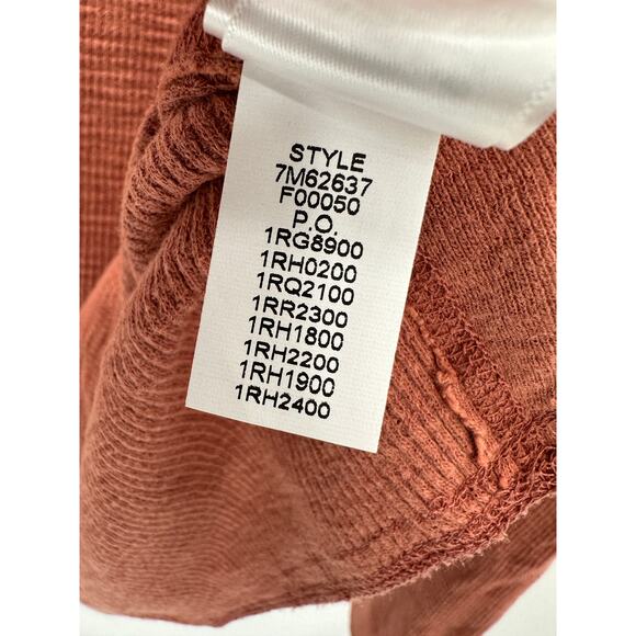 Lucky Brand Mens Sequoia Salmon Long Sleeve Thermal Crew T-Shirt Tee Size Small - Picture 8 of 10